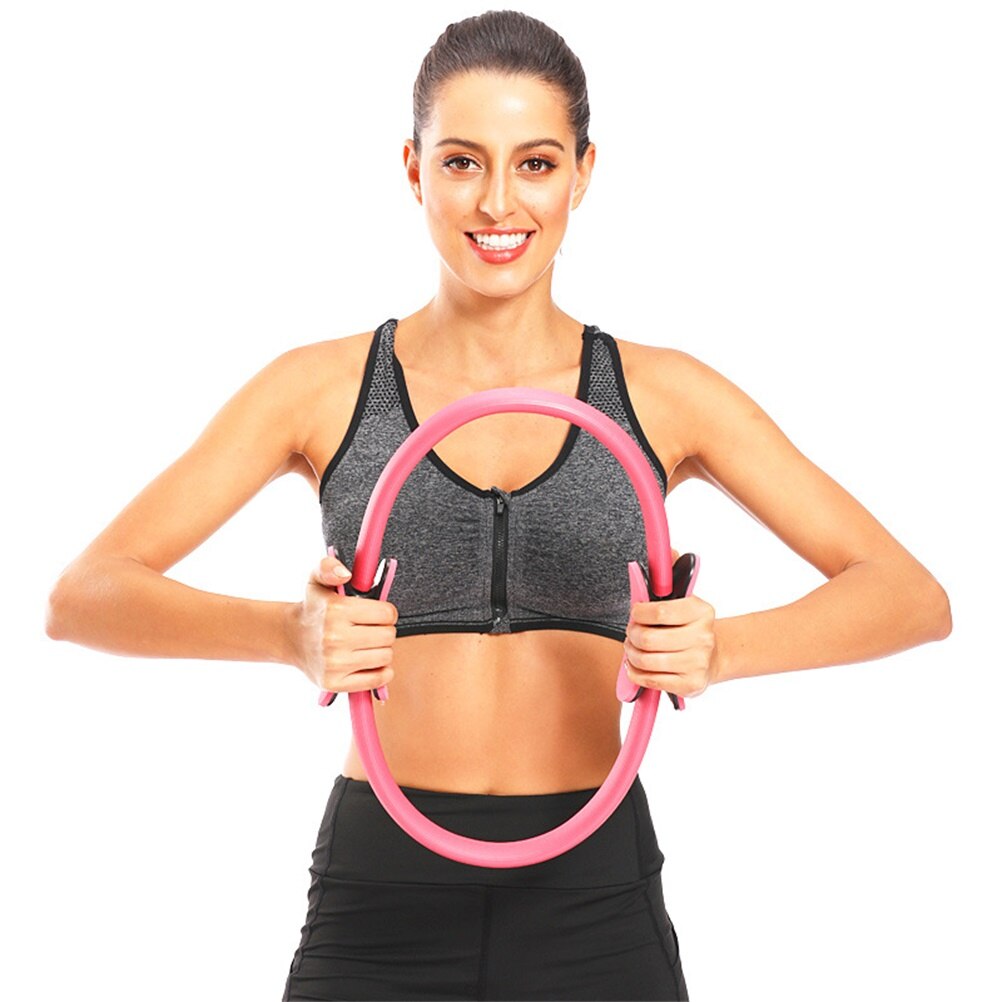 1Pcs Pilates Ring Superieure Yoga Cirkel Power Weerstand Oefening Cirkel Fitness Dual Grip Ring Voor Toning Dijen Abs Benen