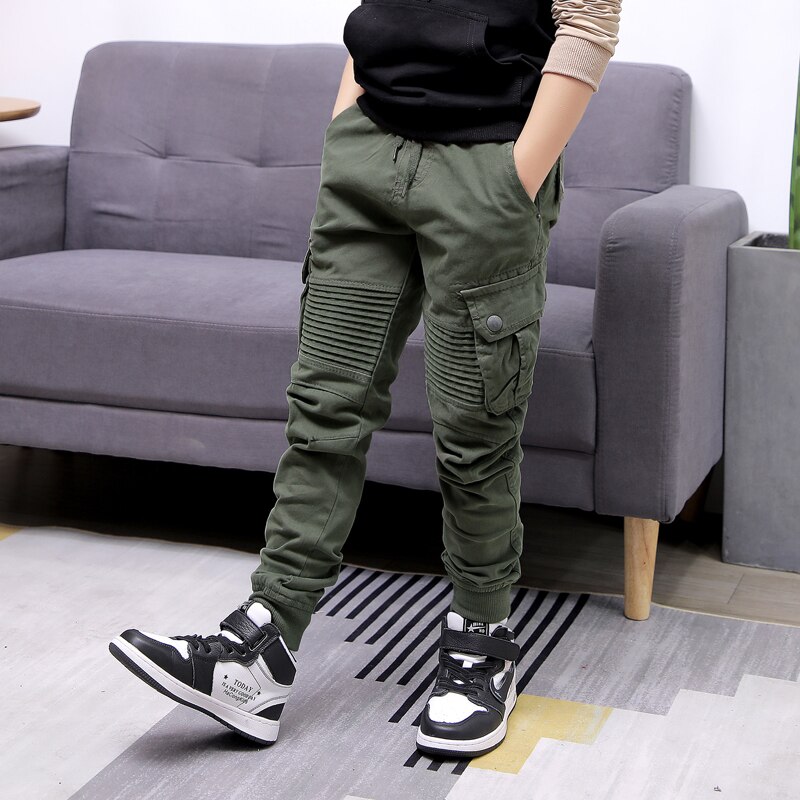 Boy Pants Korean Style Spring Autumn Cotton Sport Pants Enfant Garcon Kids Children Leisure Trousers