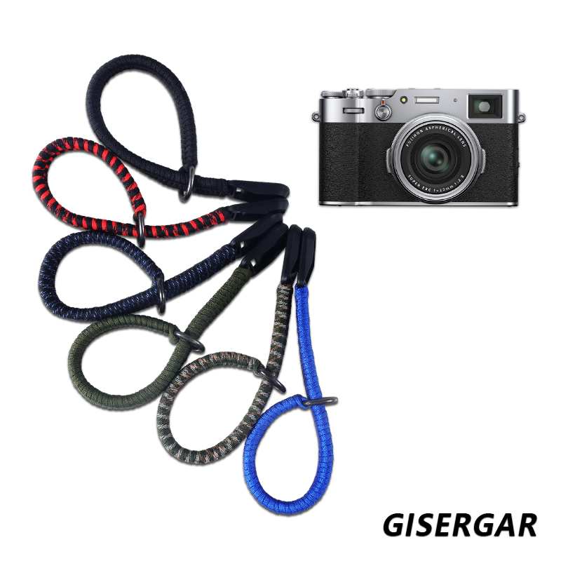 Hand braided camera Wrist strap Adjustable Quick release shoulder strap Nikon Fuji SONY Canon Olympus Pine Lower wrist strap