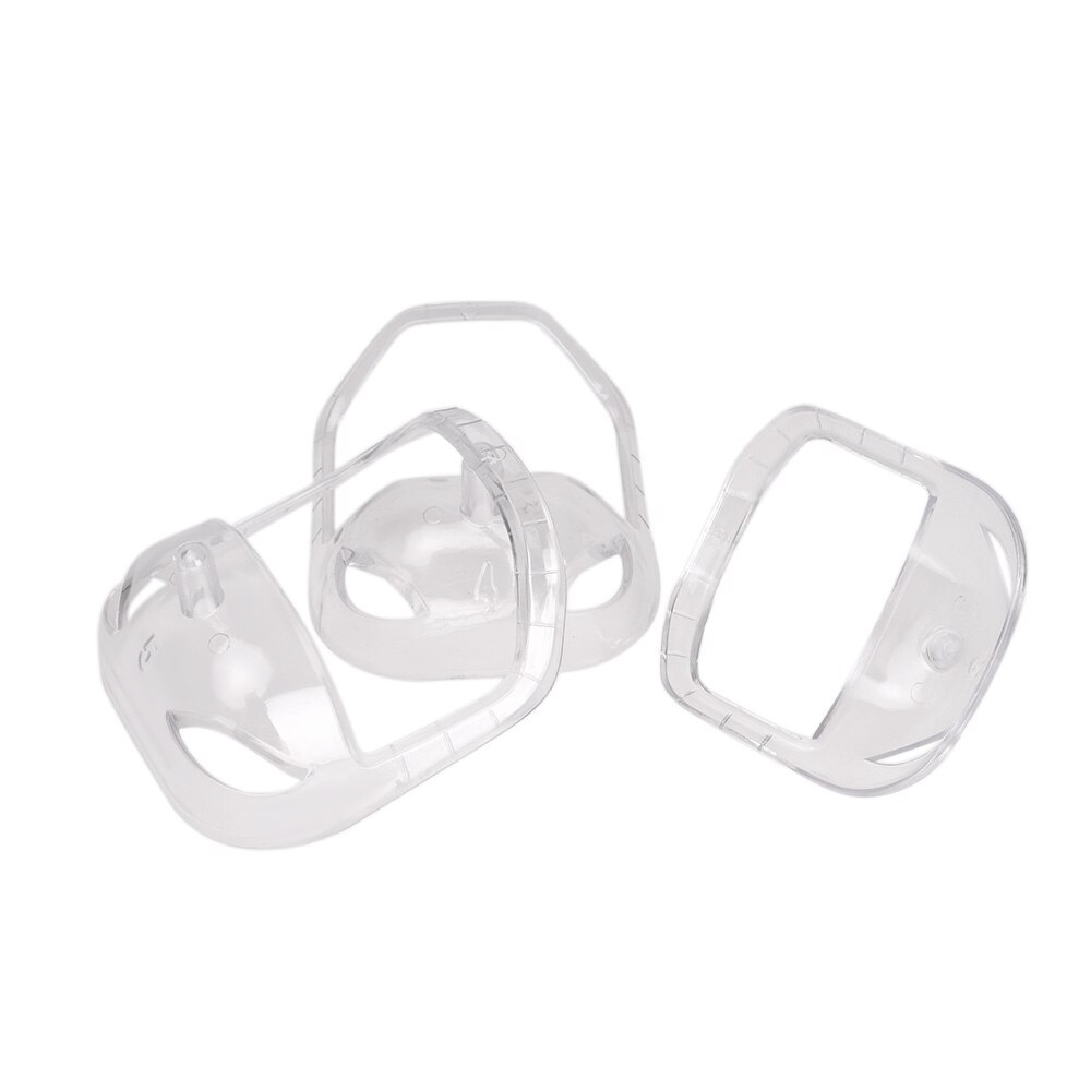 5 stk/lott salongbart skjegg styling mal skjeggformer fippskjegg bart stelleverktøy skjegg styling mal