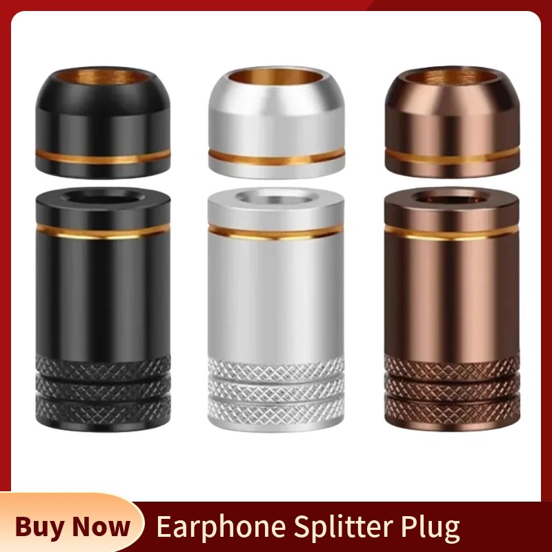 Hörlursdelare 6mm to 4.5mm gör-det-själv hörlurskabel hifi-uppgradering hörlurskabel ljudkontakt jakcs konsumentelektronik