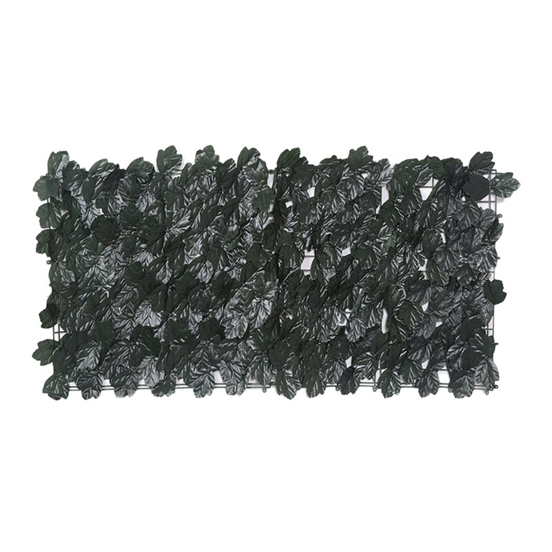 Artificial Leaf Leaves Privacy Fence Screen Stretchable Hedge Vine Decoration for Home Outdoor Garden Yard Wall
