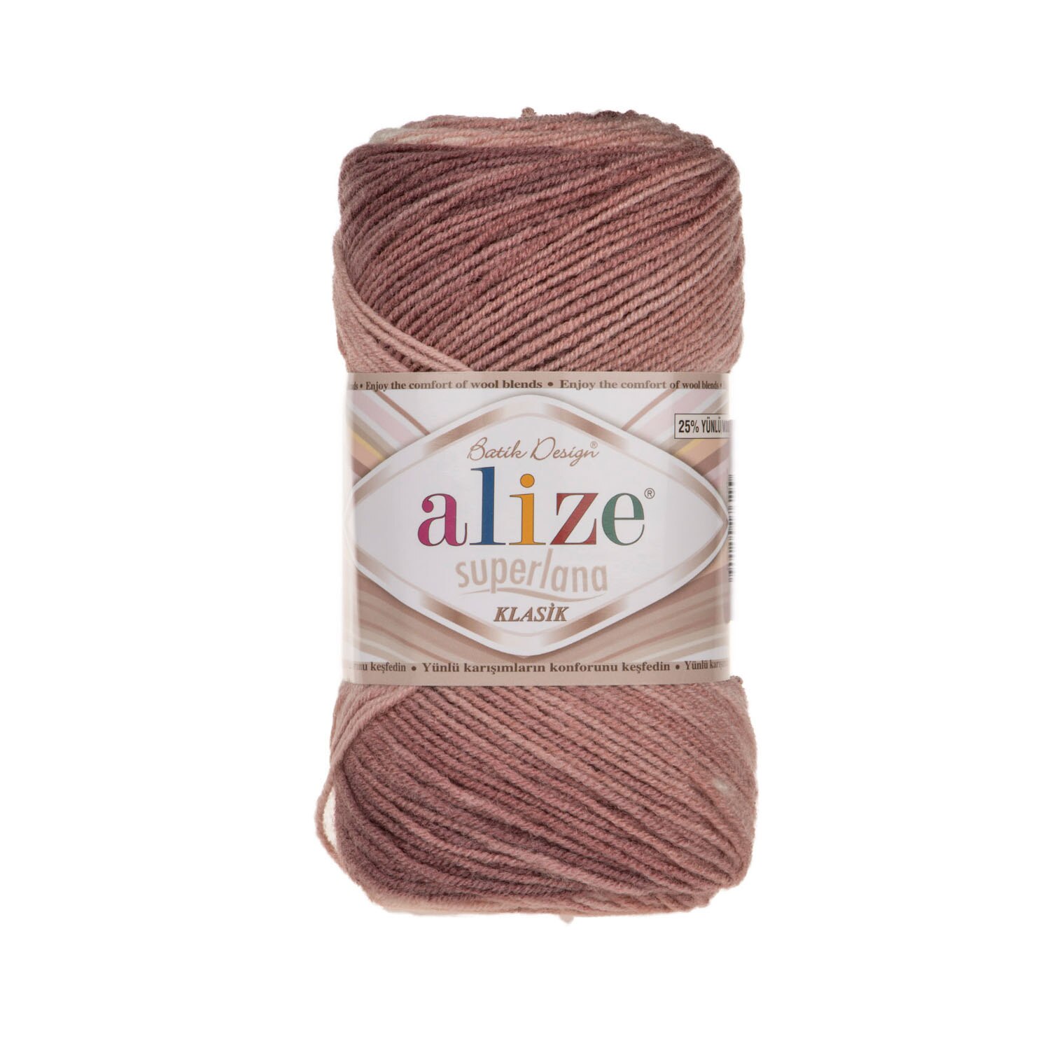 Alize Superlana Klassieke Batik Breien Garen Haak Garen Acryl Garen Zacht Garen Multicolour Garen Superlana Klasik Batik: 5698