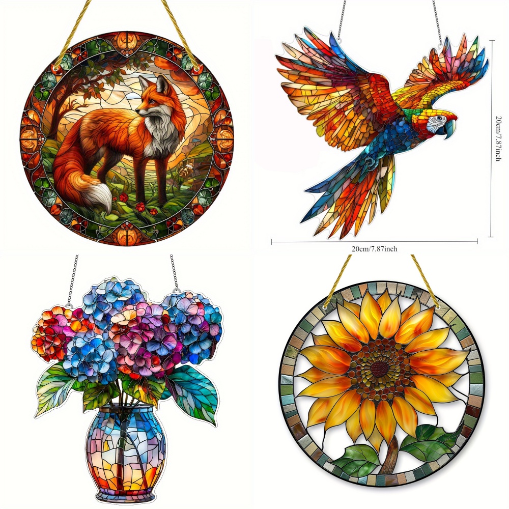 & Diverse Acrylic Sun Catcher Ornaments - For Garden, Courtyard & Unique Home Decor