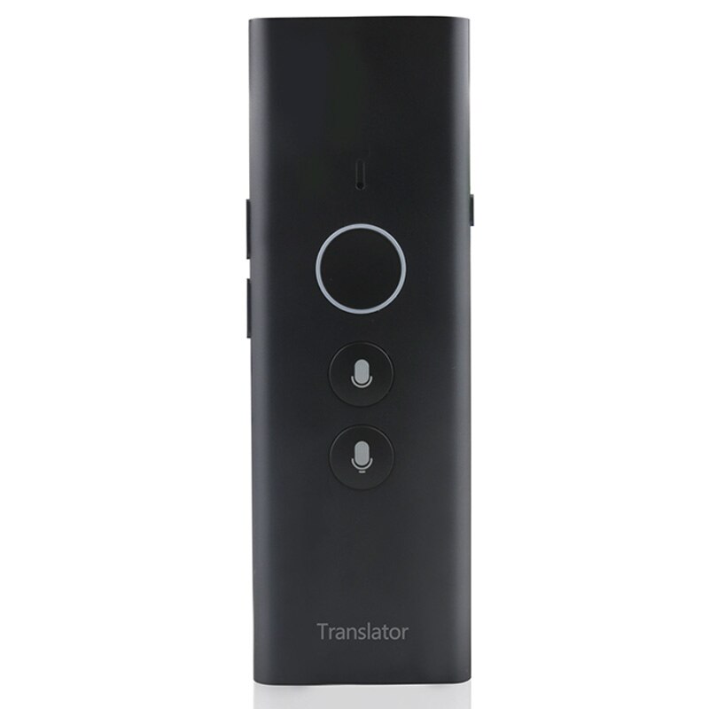 Tradutor de varejo t8mini ligent, máquina de tradução simultânea de voz, tradução multilíngue e tradução: Black