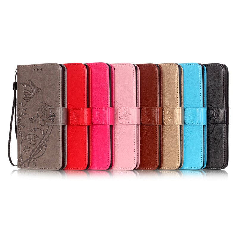 Telefonfodral till samsung  a 3 fodral butterfly stativ läder plånboksfodral skal samsung galaxy  a3 sm-a300f a300f a300