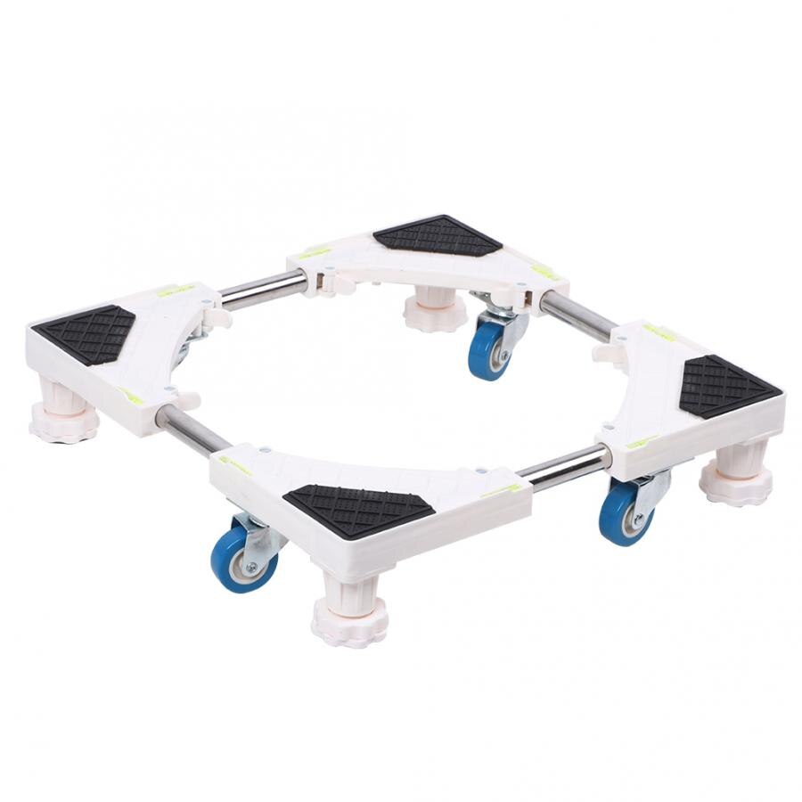 4 Feet with 4 Universal Wheels Washing Machine Base Stand Holder for Automatic Washing Machine
