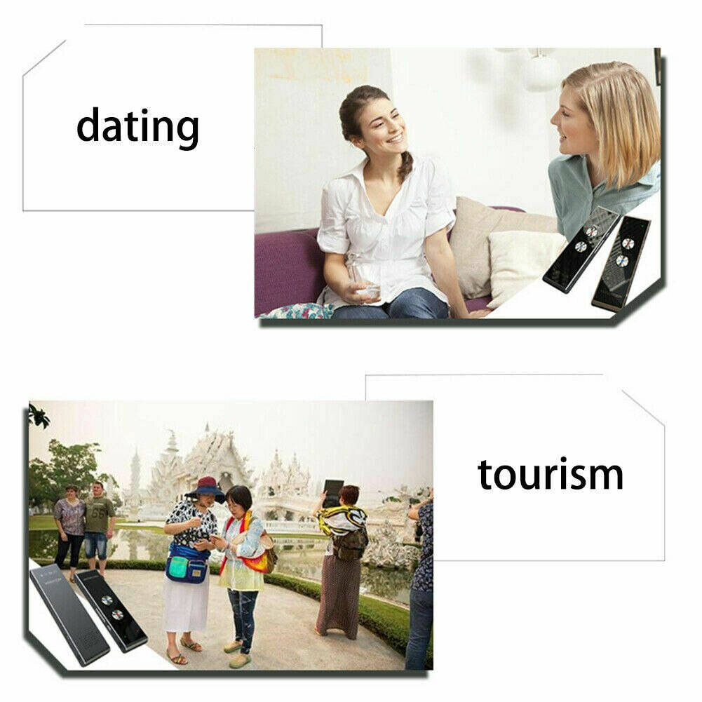 Portable Translator T8 Smart 42 Language Text Speech Interactive 2.4G Translator Two Way Real Time Voice