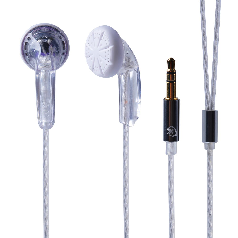 Ak K 'S Oortelefoon 300ohm Impedantie In Ear Oortelefoon 3.5Mm Connector Oordopjes 300 Ohm Oordopjes Platte Hoofd Plug Oordopjes doden Monnik Oordopjes: white