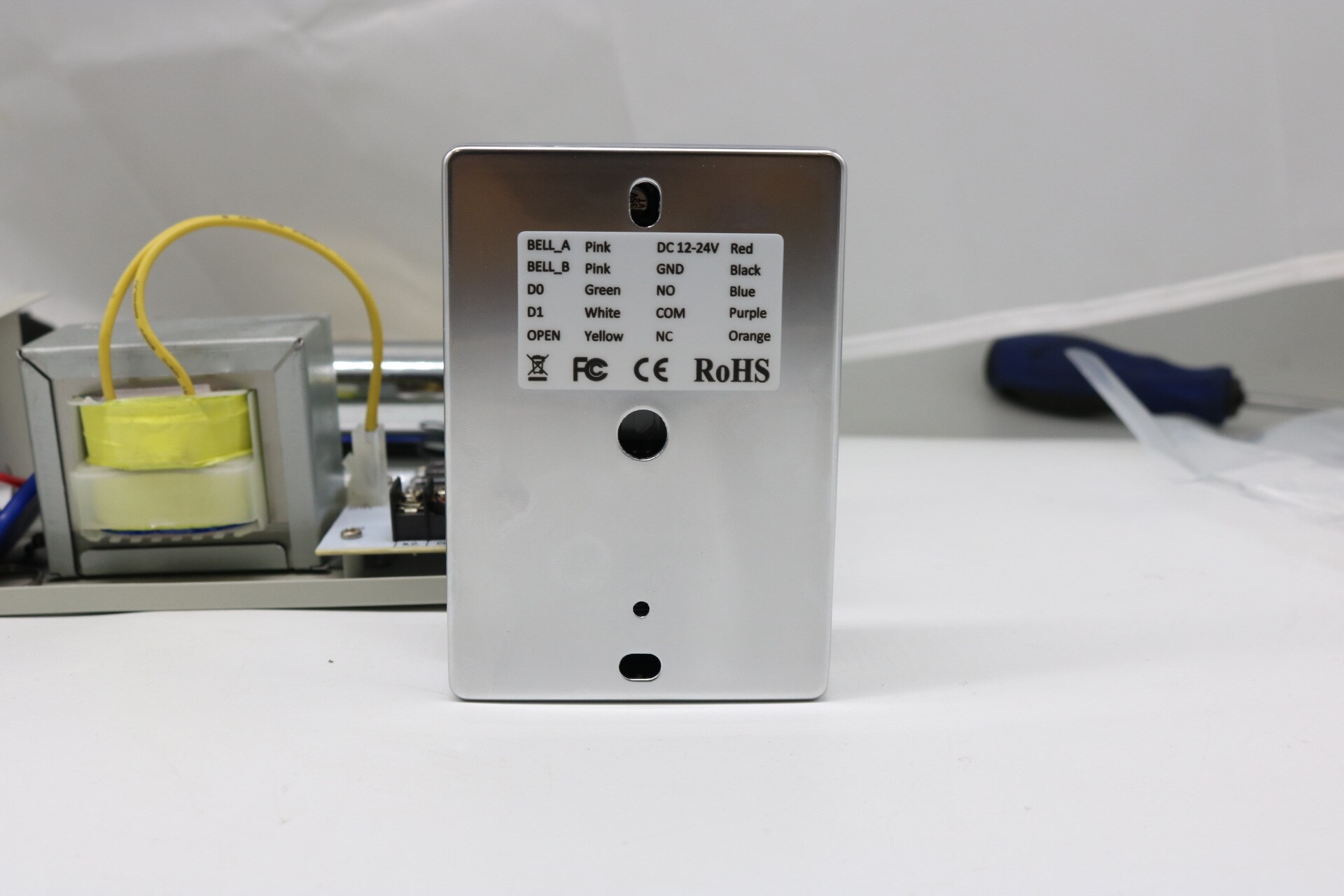 Backlight Keypad Metal Case access control outdoor key 2000 Users 125khz RFID Card Reader Access Control System