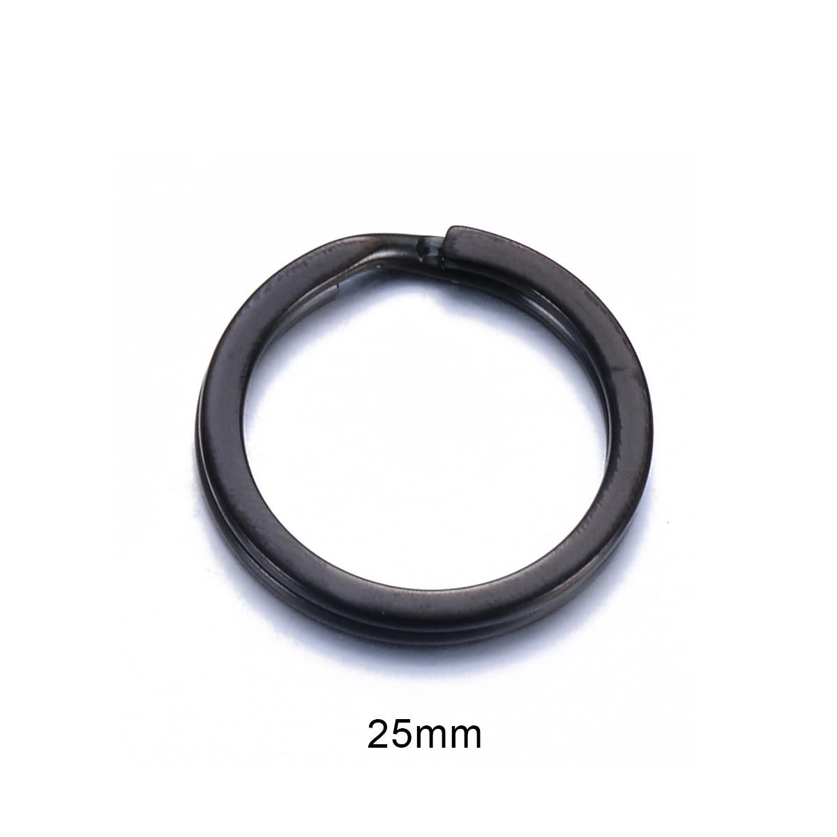 20 st/parti nyckelringar i rostfritt stål, runda platta nyckelhållare, delade ringar, 25mm 30mm nyckelringar för gör-det-själv nyckelringsspännen, smyckestillverkning: Gul