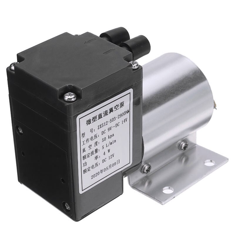 DC 12V Electric Mini Vacuum Air Pump Negative Pressure Suction 5L/min 80kpa Vacuum Pump for Chemical Industry Accessories