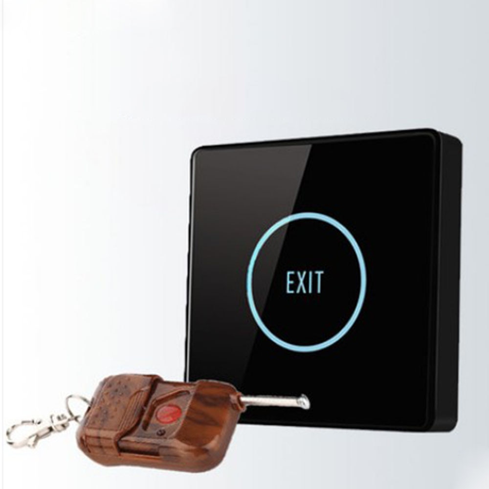 Touch Exit Button Remote Control Infrared Sensing Surface Plexiglass Waterproof LED Indicator Exit Switch Access Control system