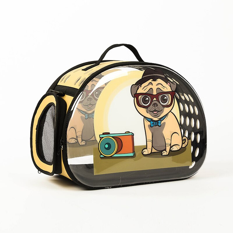 Portable Dog & Cat Travel Carrier – Breathable Mesh Pet Handbag