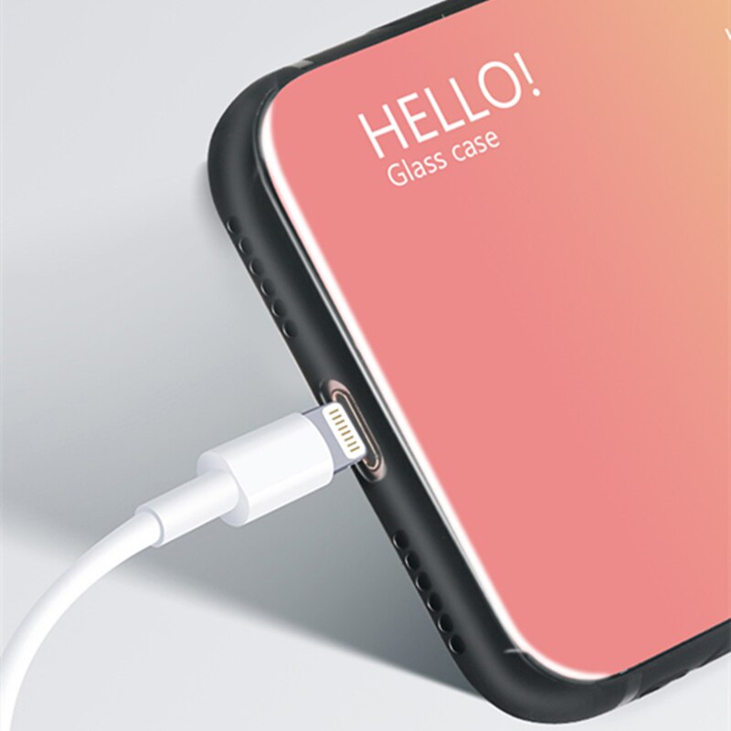Redmi -6a hærdet glas gradient cover til xiaomi redmi 6 redmi 6a on 5.45 " sort silikone kofanger glascover til redmi 6