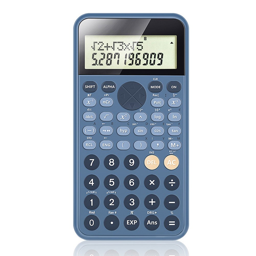 college high school Study Mathematical Olympiadphysics exam Calculator Two Line Display 12 Digit Handheld Portable