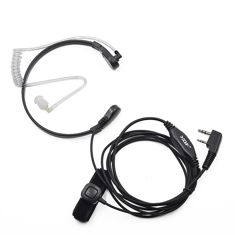 Throat Microphone Walkie Talkie Headset PTT for Portable CB Radio Baofeng UV-5R UV 82 GT-3 UV-B5 BF-888S UV-6R UV-5RE Plus