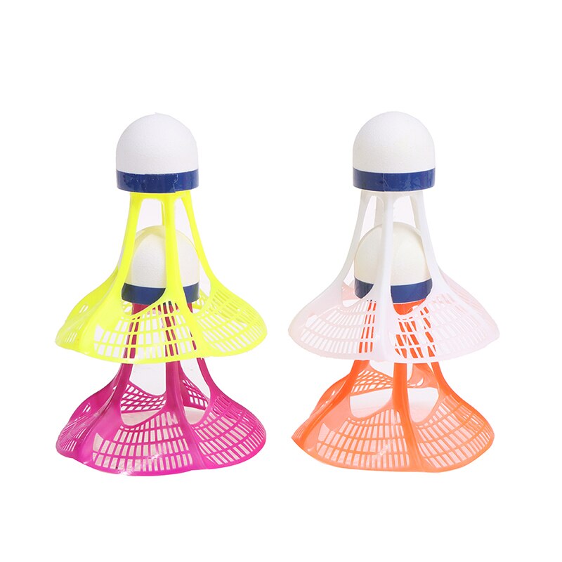 Original airshuttle utomhus badminton airshuttle plastboll nylon fjäderboll boll stabil motstånd 3 st / förpackning