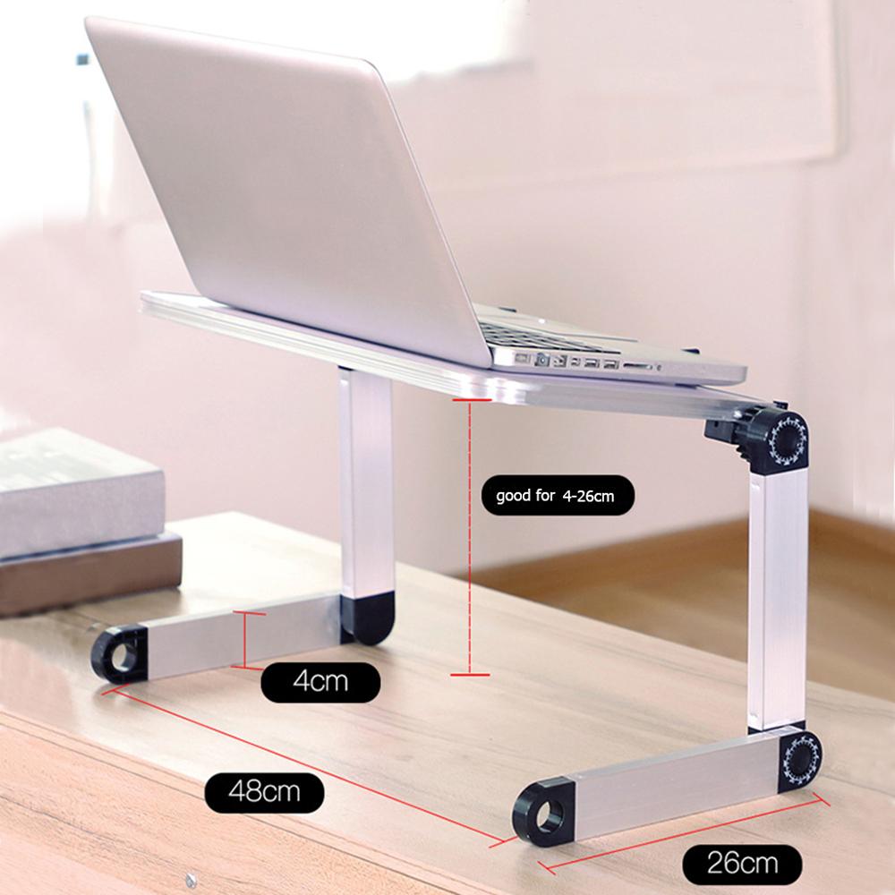 Ajustable para portátil soporte de computadora Personal mesa de cama portátil ordenador portátil de sofá cama Oficina escritorio plegable para Laptop