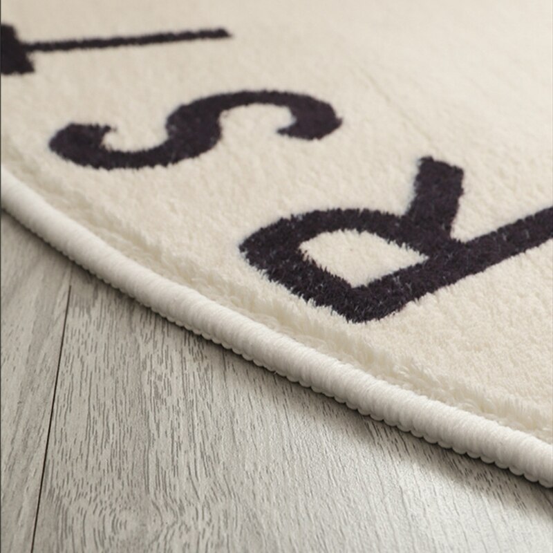 Tapis de jeu rond imprimé Animal de dessin animé pour bébé, tapis de sol pour chambre d'enfants