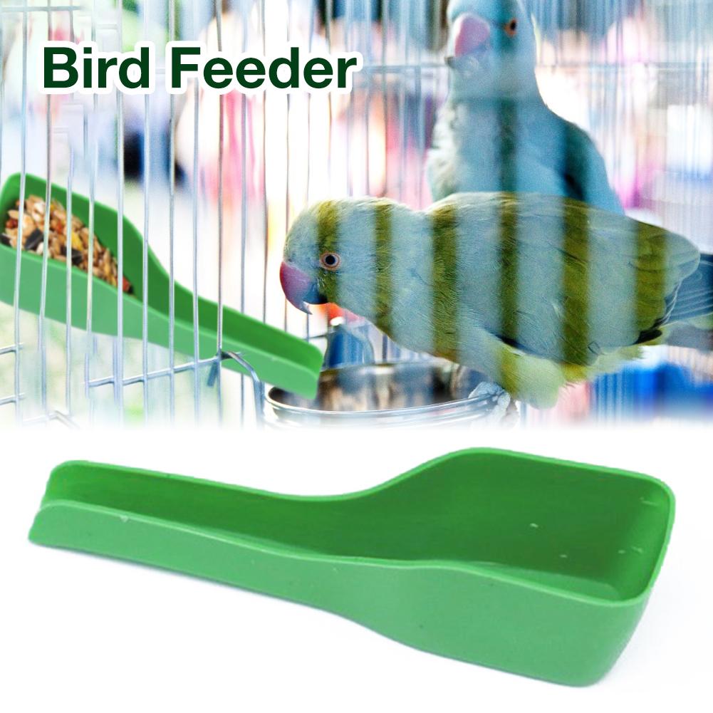 1-5pcs Bird Feeder Spoon Bird Cage Waterer Adding Spoon Manual Feeding Quail Waterer Parrot Feeder Poultry Bird Feeder