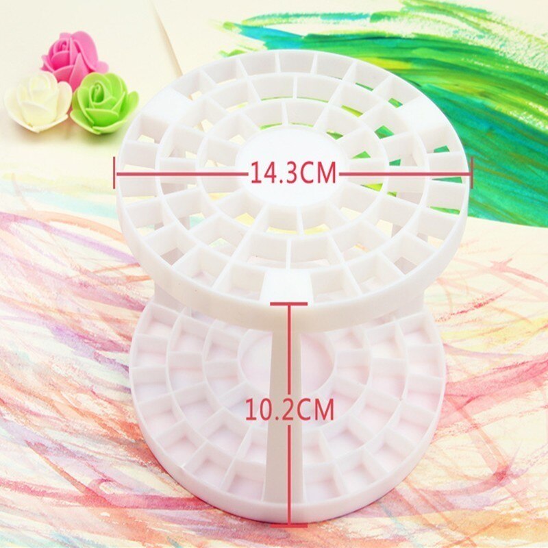 Oil Watercolor Paint Brush Pen Holder 49 Holes Art Supplies Acrylic Painting Drawing DIY Brush Holder For Artist 03172