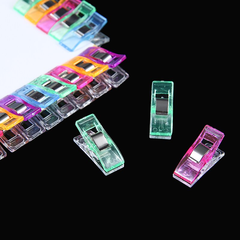 Clip de plástico para costura artesanal, accesorio de tela para el hogar y la Oficina, 50 piezas, 2,7x1cm