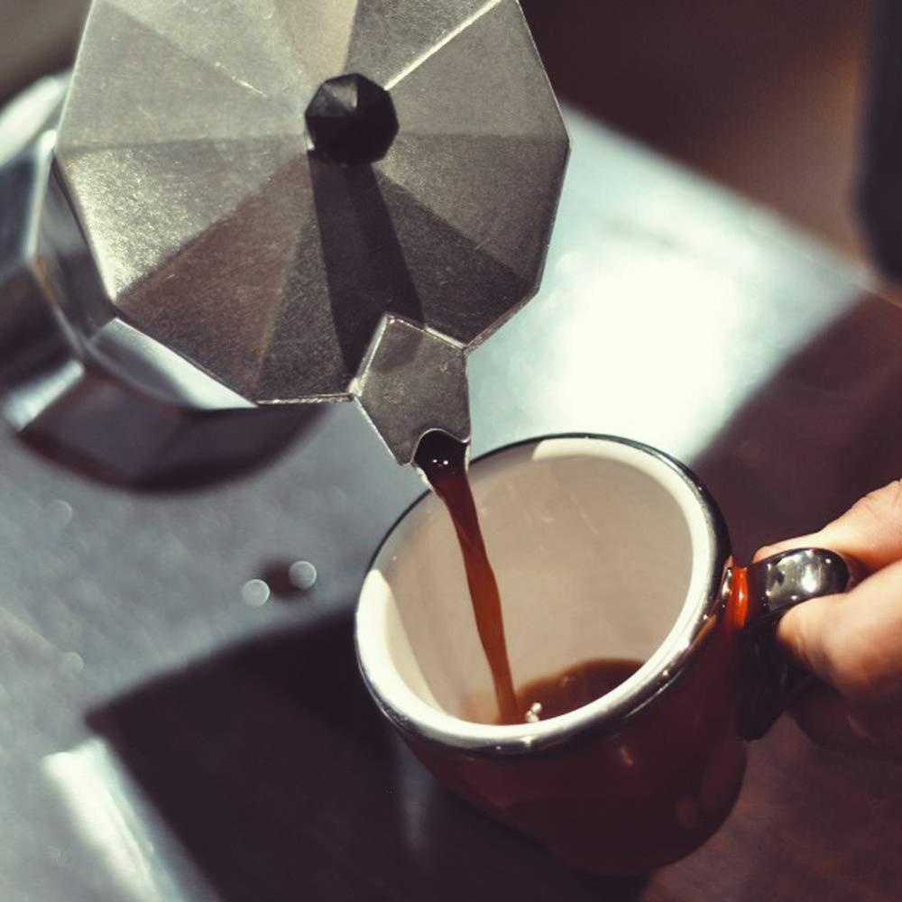 Koffiezetapparaat aluminium mokka espresso percolator pot koffiezetapparaat mokkapot 1 kopje /3 kopjes /6 kopjes /9 kopjes /12 kopjes fornuis koffiezetapparaat