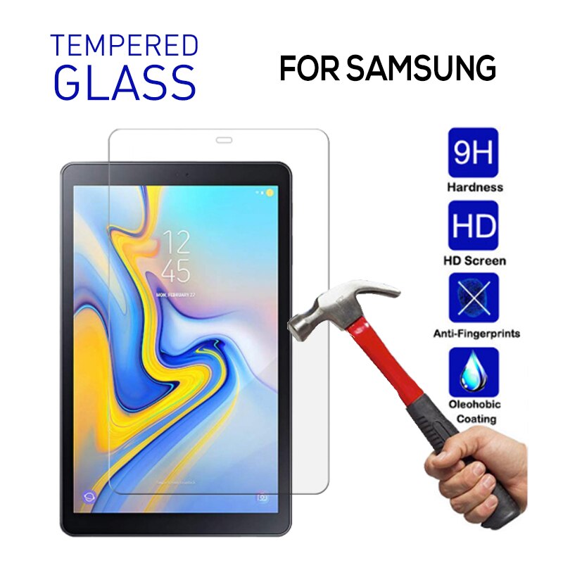 Szkło hartowane do Samsung Galaxy Tab A7 Lite T220 T225 8.7 calowy ochraniacz ekranu A 10.1 T580 T350 T560 T377 T290 T295 Film