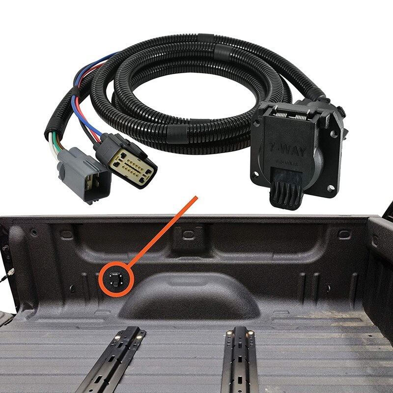 56070 7-Voet Voertuig-Side Truck Bed 7Pin Trailer Kabelboom Extension Voor Chevrolet Dodge Ford Gmc Nissan ram Toyota