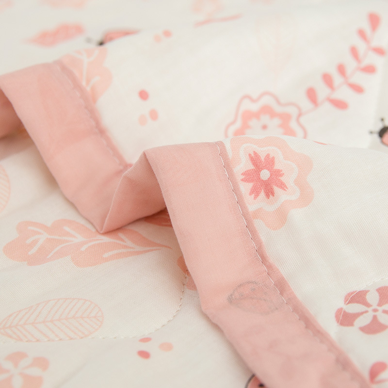 Komfortabel sommerdyne for barn 100%  bomull luftgjennomtrengelighet japansk stil for hjemmebarnehageskole