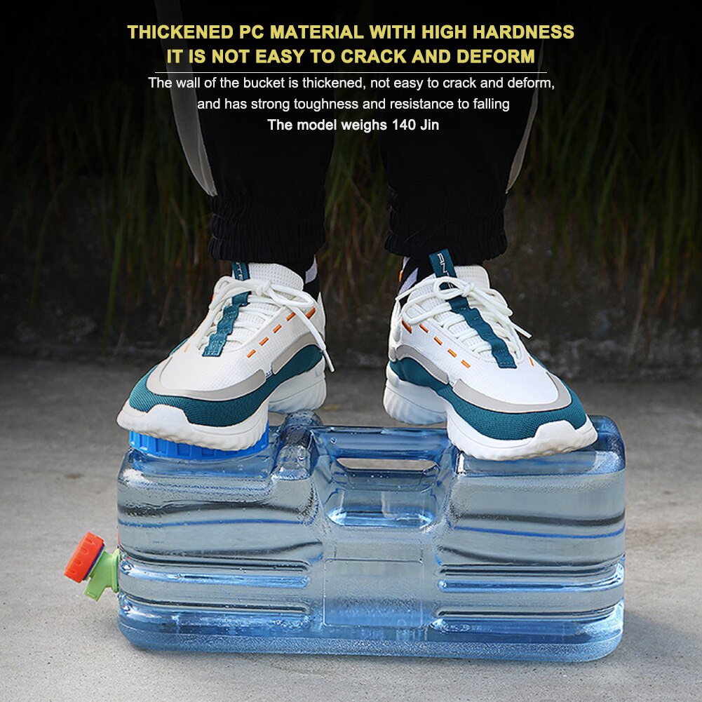 5.5L/10L Large Capacity Outdoor Water Bucket Portable Cube Water Tank Container With Faucet For Outdoor Camping Picnic Hiking