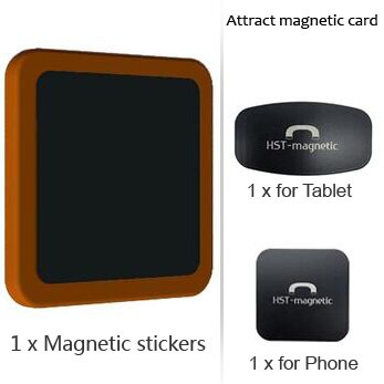 Wall Mount Tablet Magnetic Stand Magnet Adsorption Principle Convenience to pick-and-place Support All Tablets for iPad Pro Air: orange B