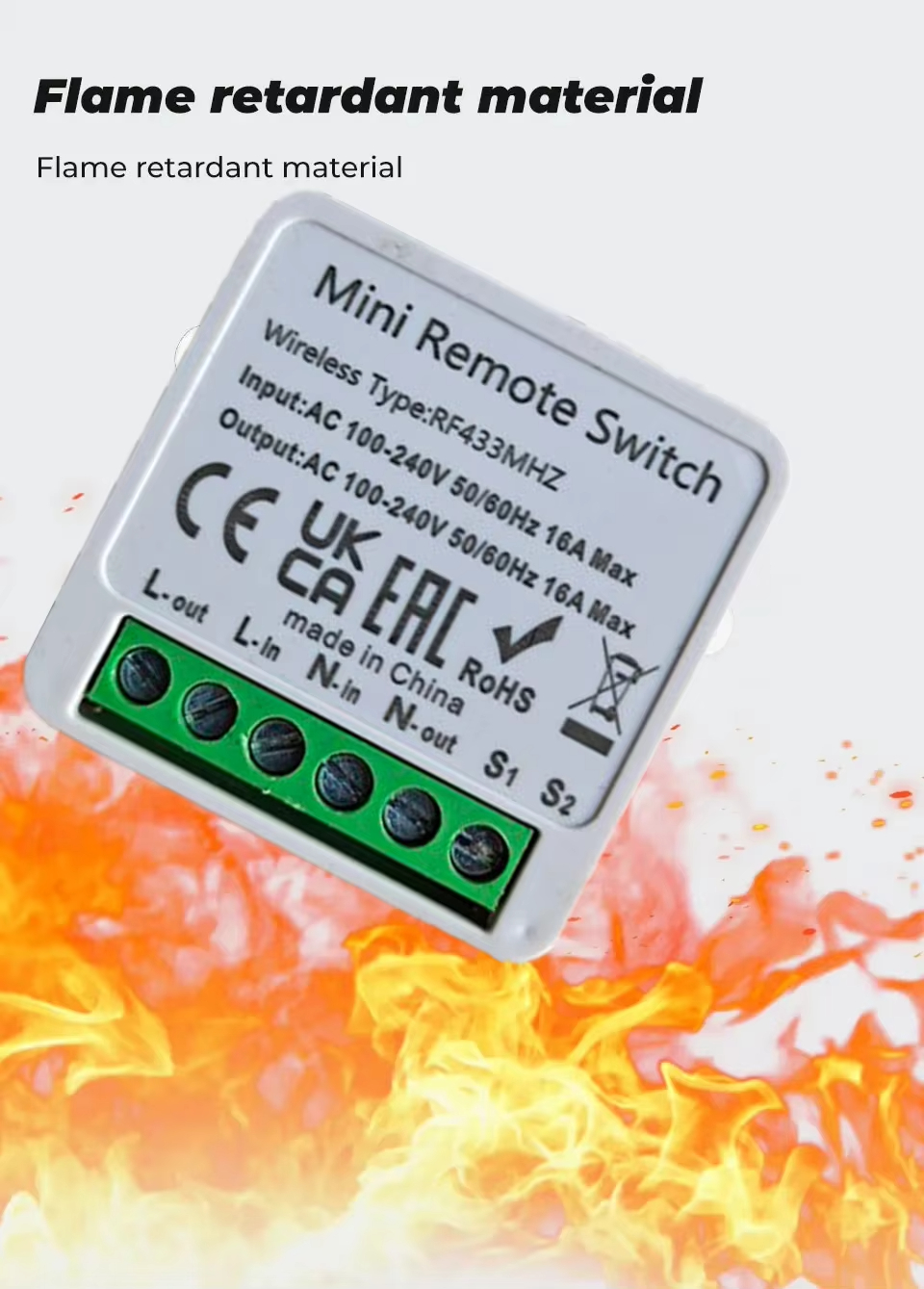 RF 433 MHz Inteligentny przełącznik Mini DIY Bezprzewodowy pilot zdalnego sterowania Przełączniki światła 16A Odbiornik przekaźnika Moduł automatyzacji do domowej lampy LED