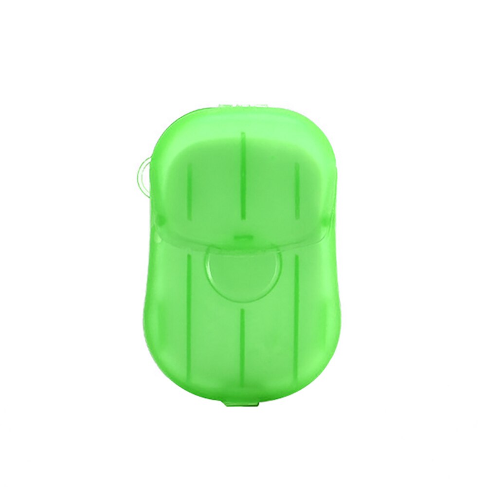 20 piezas de papel para jabón de manos, Mini láminas aromáticas desechables para jabón espumoso, por caja: Green