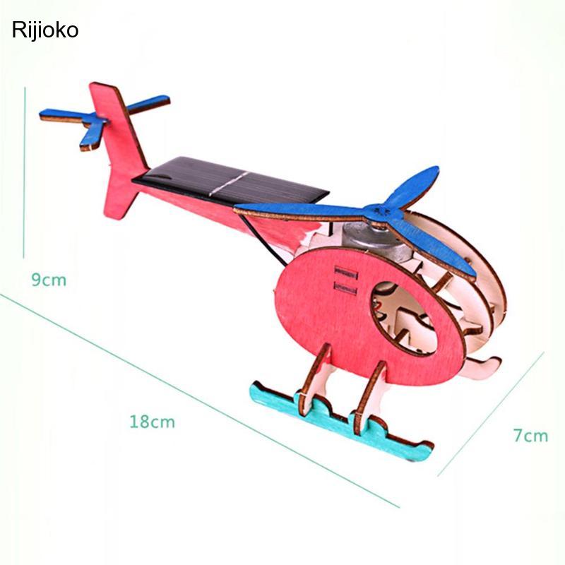 Solar- Flugzeug Montiert Spielzeug Solar- System Modell freundlicher DIY Mini Handgemachte Wissenschaft Experiment Roboter Spielzeug Flugzeug für Art