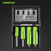 Joinrun S4/N2 Plus 18650 Li-Ion Batterij oplader Smart 18650 Batterij Lader voor Li-Ion/Ni-Mh/Ni- CD 18650 14500 16340 AA AAA