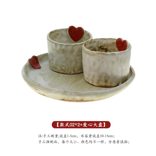 Japanese Ceramic Tea Cup Set Cute Coffee Cup Set Reusable Crockery Kubek Drinkware EB50BD