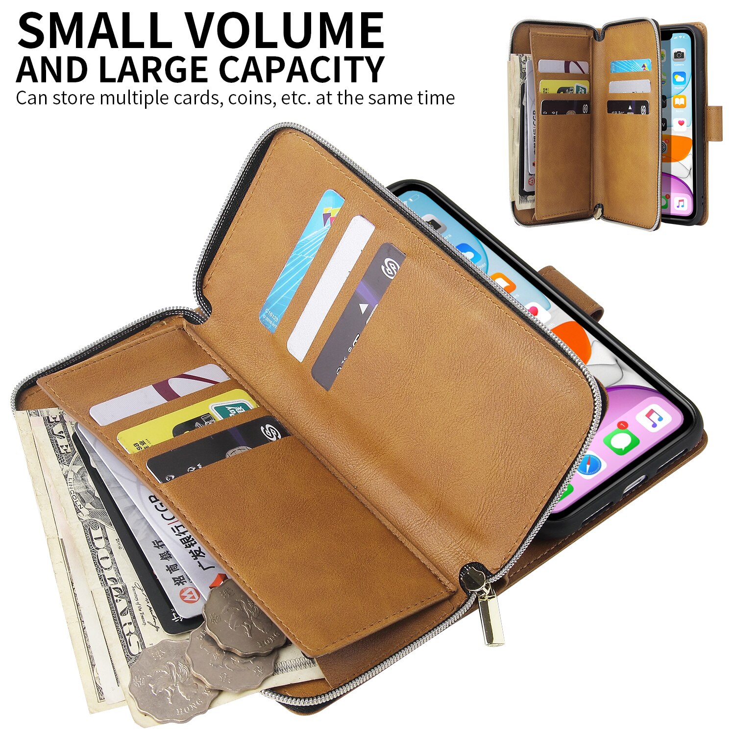 Zipper Case Luxury Leather Flip Wallet Cover For LG Velvet LM-G900N LM-G900EM LMG910EMW Case Phone Card Slot Phone Cover Bag