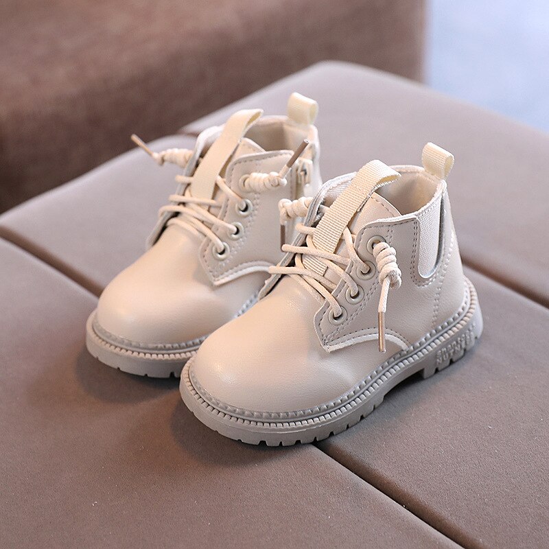 Baby Boys Boots Winter Girl Children'S Leather Shoes For Girl Autumn Ankle Martin Boots 1 2 3 4 5 6 Year Old