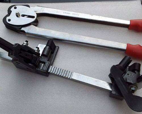 12-16 MM Handmatige Staal Ijzer Riemen Omsnoeringsapparaat Carton Hout Doos Sealer