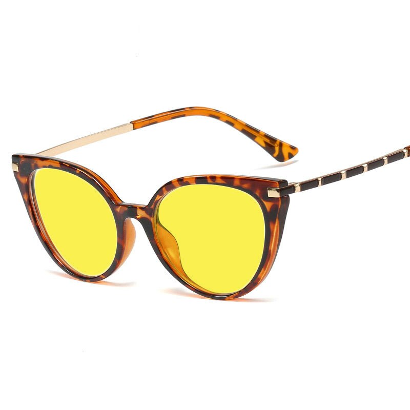 Computer Glasses Men Blue Light Blocking Anti Blue Rays Gaming for Gamer Prescription Optical Night Vision Yellow Women FML: leoaprd