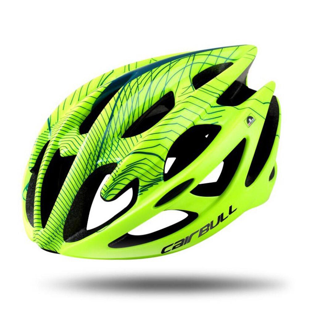 Cairbull Fiets Fietshelm Superlichte 21 Vents Ultralichte Ademende Mtb Road Fiets Helm Casco Ciclismo L/M: GREEN 58-62CM