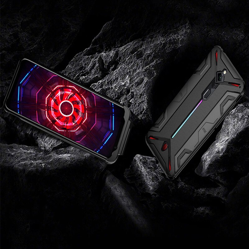 Schokbestendige beschermende tpu-hoesjes voor zte nubia red magic 3 , warmteafvoerhoesje, ondersteuning voor gamepad red magic 3- hoesje
