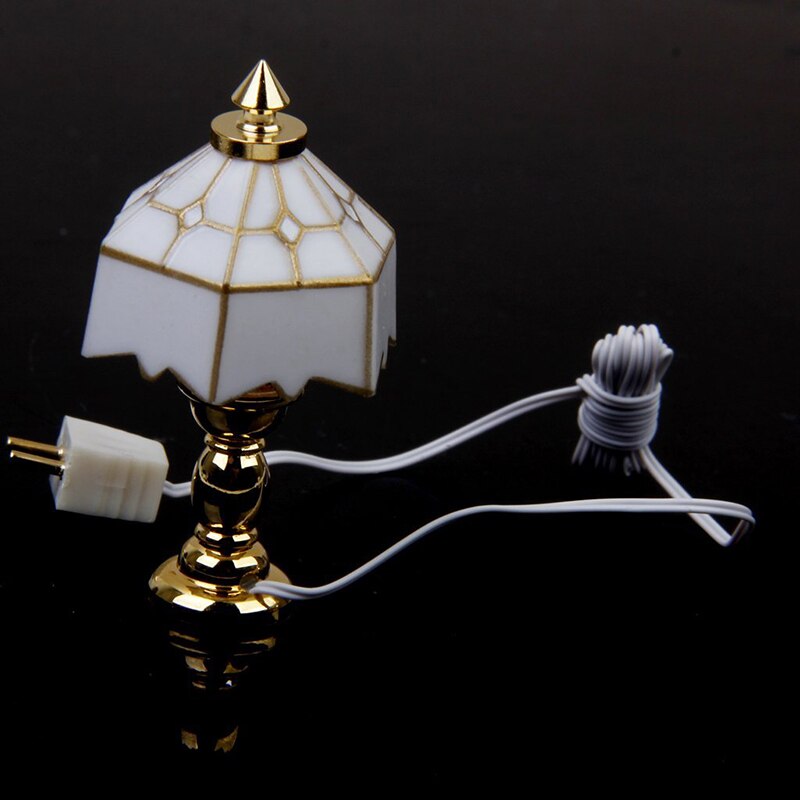 1:12 Miniatuur Huis Tafellamp Licht