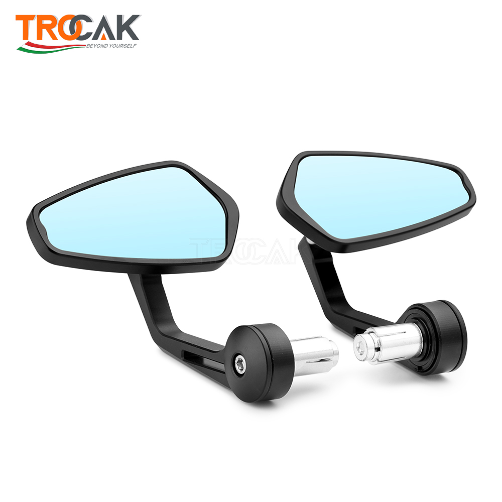 Motoraccessoires Achteruitkijkspiegels Anti-Glare Motor Stuur Zijspiegel Voor Scooters Atv Bike Universal: Default Title