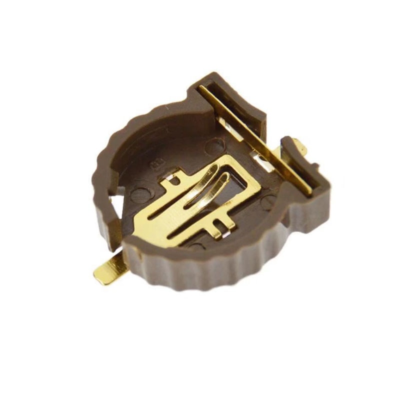 10 unids/lote CR1225 CR1220 Botón de batería soporte de la caja del zócalo BS-1220-2