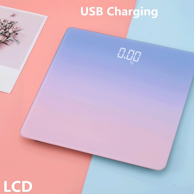 Smart Body Weight Scale Gradients Color Bathroom S... – Vicedeal