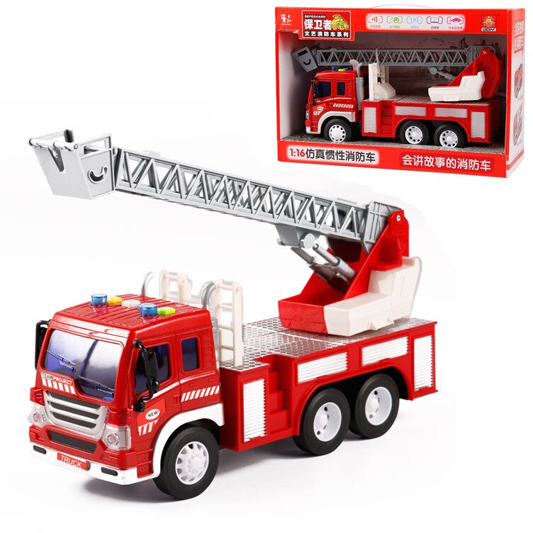 1/16 Fire Fighter Truck Model With Educational Songs/ Stories