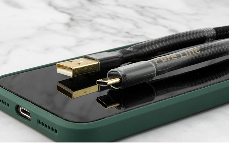 Canare hifi usb a-type c-kabler ofc kobber ac usb-kabel dobbel magnetisk ringe gullbelagt forsterker dac-kabel usb a til usb type c